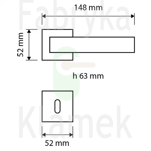 Klamka Frida 007